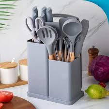 Kit de Utensílios de Cozinha Premium 19 Peças